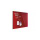 Доска стеклянная магнитно-маркерная 1200x900 красная Magnetoplan Glassboard-Red (13404006)