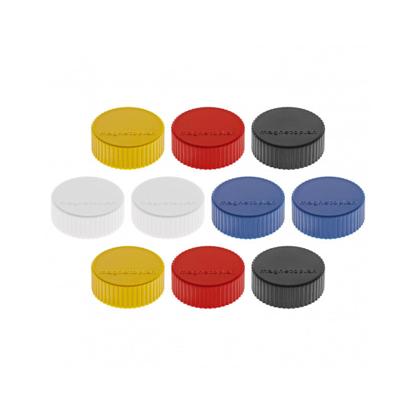 Магниты круглые 34/2 разноцветные Magnetoplan Discofix Magnum Assorted Set (1660010)