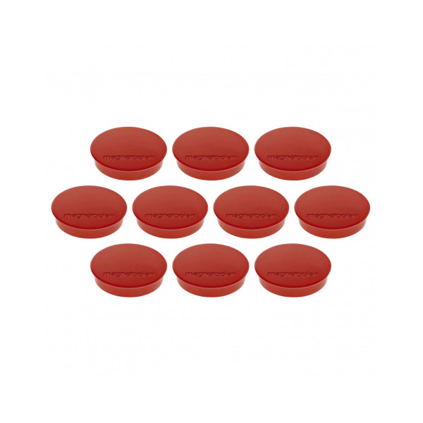 Магниты круглые 30/0.7 красные Magnetoplan Discofix Standard Red Set (1664206)