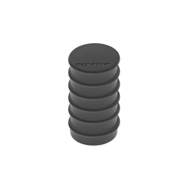 Магниты круглые 24/0.3 блистер черные Magnetoplan Discofix Hobby Black Set (16645612)