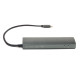 Переходник PowerPlant Type-C - 2x USB 3.0, Type-C USB 3.1, гігабітний Ethernet