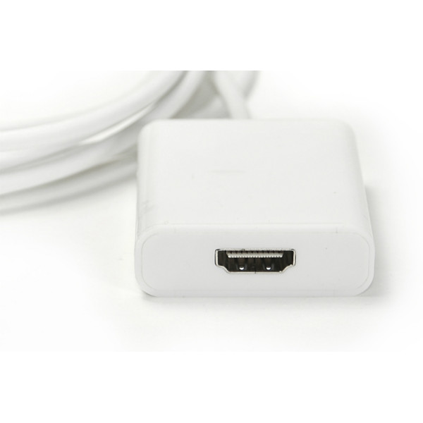 Відеокабель PowerPlant HDMI-жіночий - USB Type-C, 1,8 м