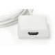Відеокабель PowerPlant HDMI-жіночий - USB Type-C, 1,8 м