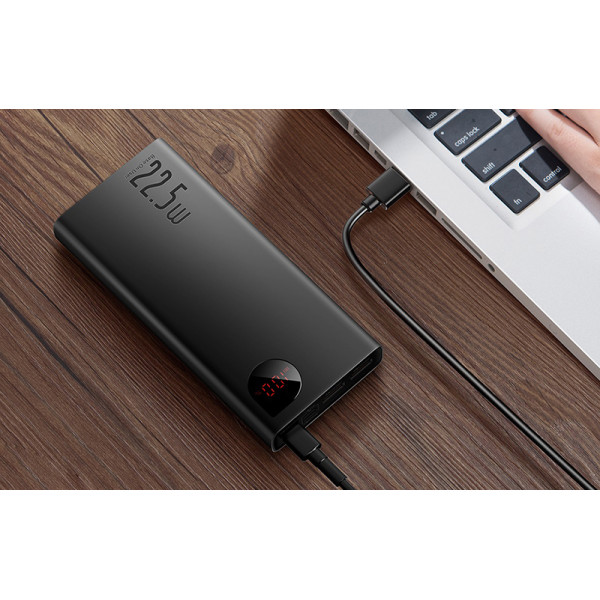 Мобильная батарея Baseus Adaman Metal 20000mAh, PD 22.5W, USB-C, 2xUSB-A QC 3.0, Lightning