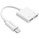 Кабель-перехiдник BOROFON BV11 Dual Lightning digital audio converter
