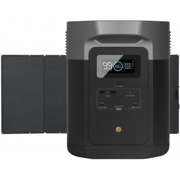 Набір EcoFlow DELTA + чотири 110-ватні сонячні панелі