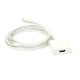 Відеокабель PowerPlant HDMI-жіночий - USB Type-C, 1,8 м