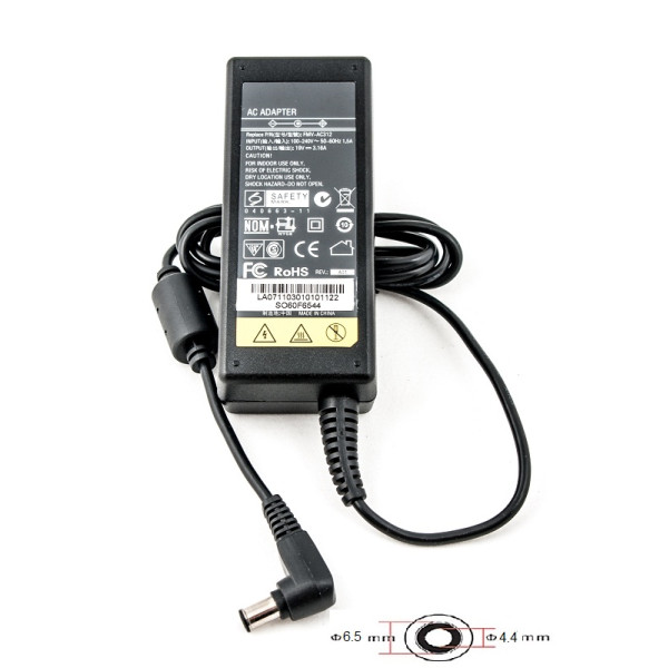 Блок питания для ноутбуков PowerPlant SONY 220V, 19.5V 60W 3A (6.5*4.4)