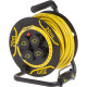 Удлинитель на катушке Stanley 20 м, 3x1.5мм2, IP44, 3200Вт, 4 розетки с крышками