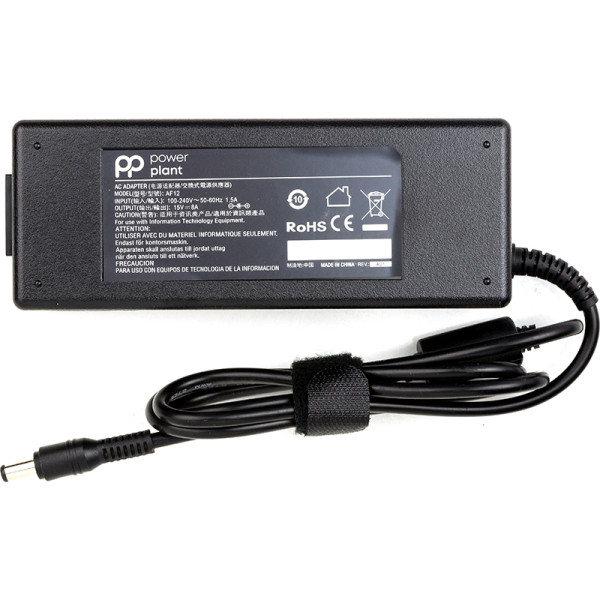 Блок живлення для ноутбуків PowerPlant TOSHIBA 220 В, 15 В 120 Вт 8 А (6.3*3.0)