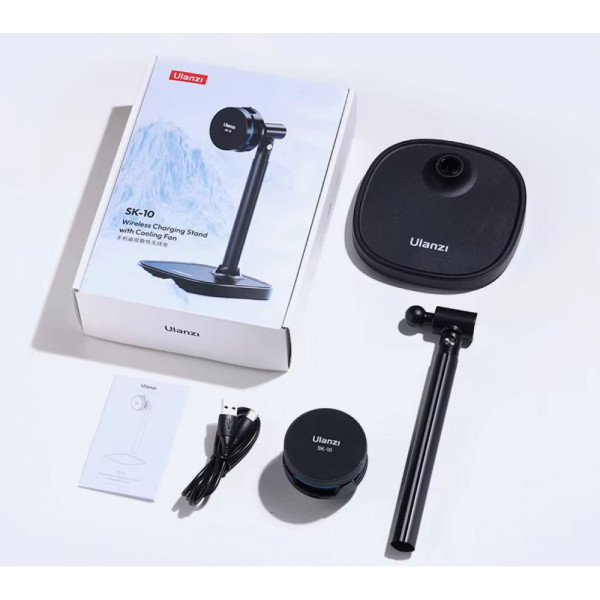 Підставка для iPhone магнітна бездротова зарядка та охолодження MagSafe Ulanzi SK-10 (FEM020)