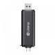 Кардридер Type-C USB-A для телефону комп'ютера SD microSD Ulanzi CR3