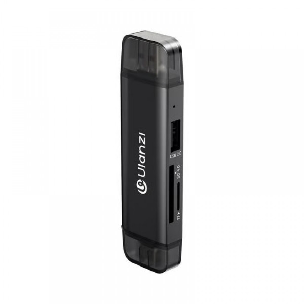 Кардридер Type-C USB-A для телефону комп'ютера SD microSD Ulanzi CR3