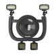 Купол Dome Port GoPro 13/12/11/10/9 подводный рог Telesin GP-DMP-T10