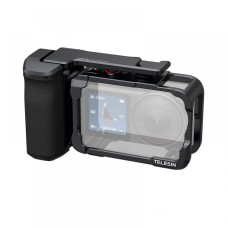 Рамка-держатель DJI Action 6 для съемки с рук алюминиевая StreetGrip Telesin S6-FMS-36-TDJ