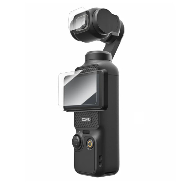 Стекло Osmo Pocket 4/3 на линзу экран защитное закаленное 9H 2.5D Telesin S6-FLM-01-TDJ