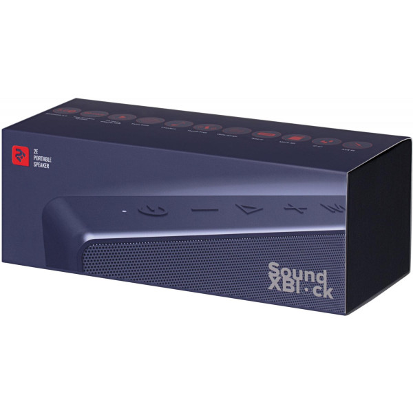 Портативна акустика 2E SoundXBlock Blue