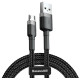 Кабель Baseus Cafule Cable USB For Micro 1.5A 2m Gray+Black