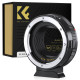Автофокусный адаптер K&F Concept Canon EF на EOS R (EF-S на RF) для EOS RP R R6 R5 (KF06.520)