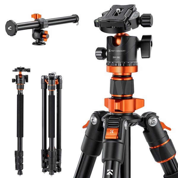 Штатив K&F Concept для фото и видео K234A6+BH-28L, max 10kg, h 200cm (KF09.087V6)