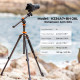 Штатив K&F Concept для фото и видео K234A6+BH-28L, max 10kg, h 200cm (KF09.087V6)