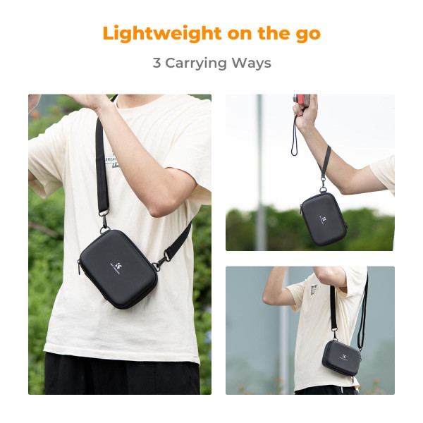 Сумка K&F Concept Urban Wander 1L — влагозащитная компактная сумка для камеры, лёгкая, с двумя вариантами ношения (Black) (KF13.167)