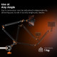 Настільне кріплення K&F Concept Magic Arm 56 см для камери, смартфона, мікрофона та LED-світла (KF31.201)