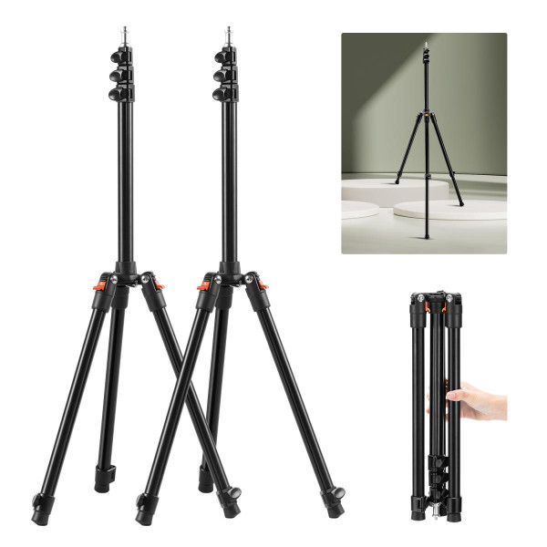 Комплект 2 освітлювальних стійок K&F Concept 2м з кріпленням 1/4" та сумкою для перенесення (KF34.038S1)
