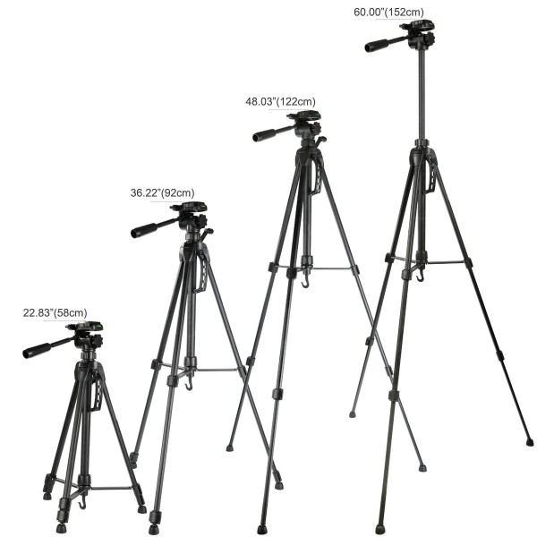 Алюминиевый штатив K&F Concept KF-TL2023 BLACK (KF09.012)