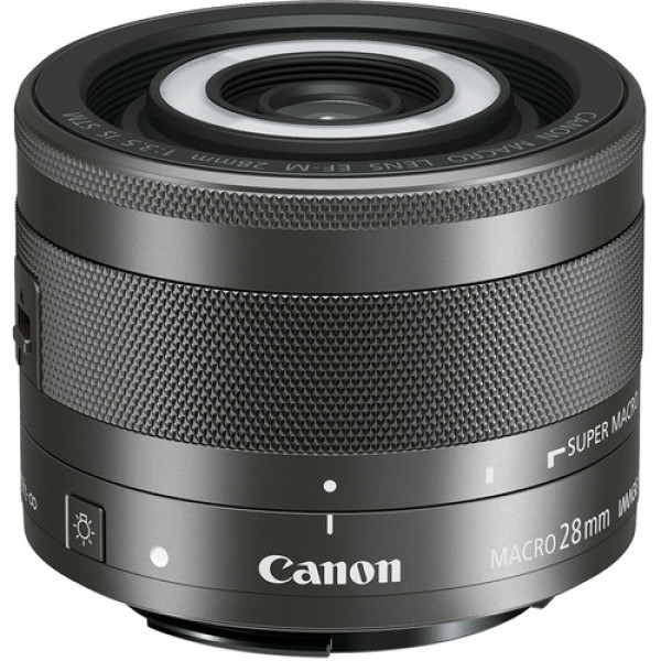 Объектив Canon EF-M 28mm F3.5 Macro IS STM built-in LED