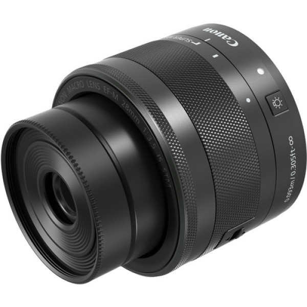 Объектив Canon EF-M 28mm F3.5 Macro IS STM built-in LED