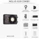 Двоколірний кишеньковий моноблок Zhiyun MOLUS X100 COB (комбінований комплект)