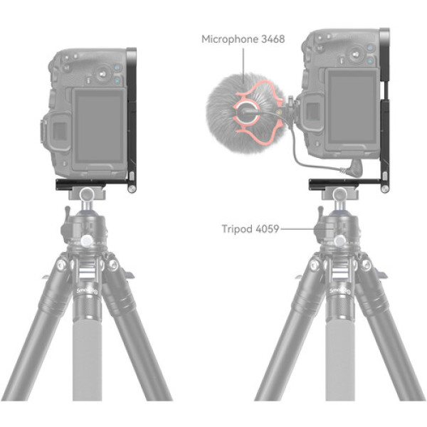 L-брэкет SmallRig Foldable L-Bracket for Canon EOS R8