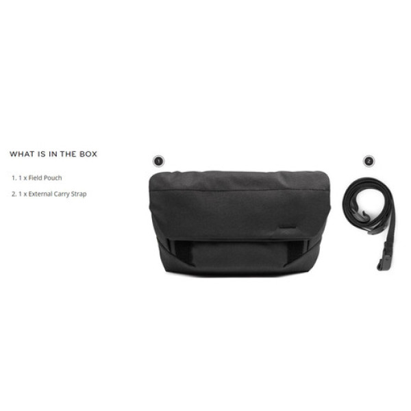 Сумка Peak Design Field Pouch v2 Black (BP-BK-3) - PFAS Free Material