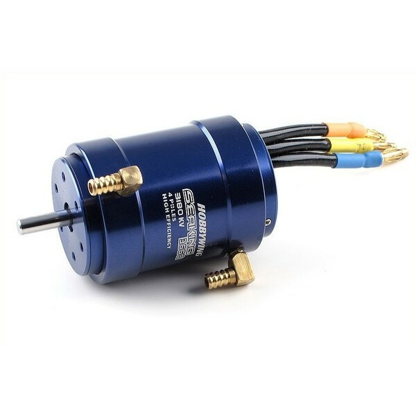 Бесколлекторный двигатель HOBBYWING SEAKING 3660-3180KV с водным охлаждением для катеров
