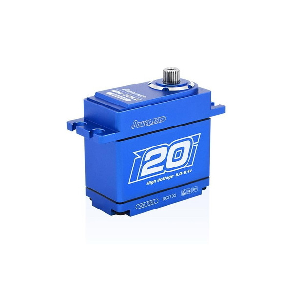 Сервопривод стандарт 82г Power HD WH-20KG 20кг/0.08сек цифровой с влагозащитой