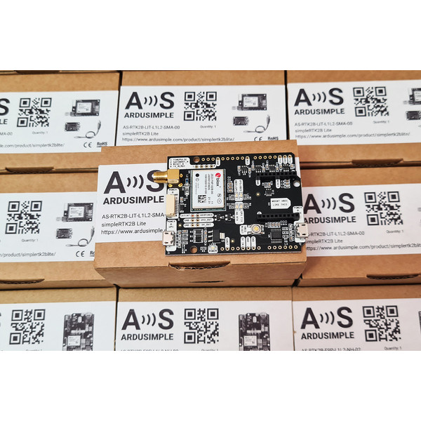 Модуль GPS RTK ArduSimple SimpleRTK2B Lite ZED-F9P