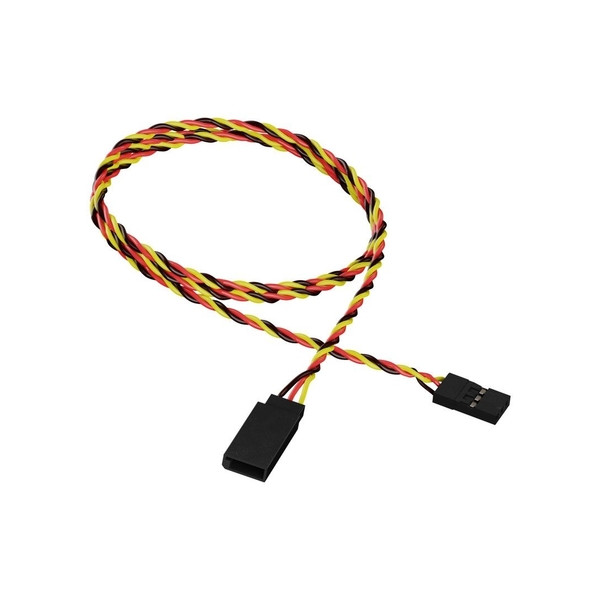 Подовжувач 22AWG для сервоприводів JR скручений (45 см)
