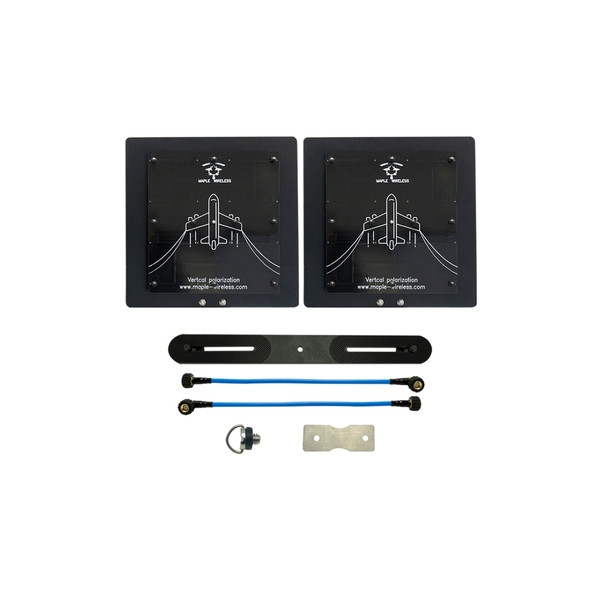 Антенны 4.9GHz 2шт Maple патч 21dB SMA комплект