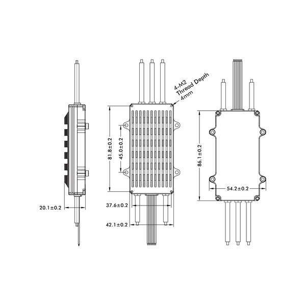 Регулятор ходу T-Motor FLAME 100A 14S для авіамоделей