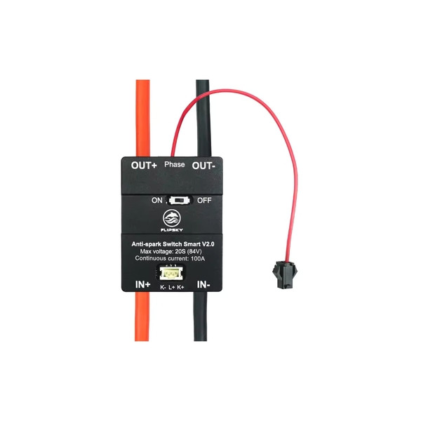Переключатель безыскровой FlipSky 300A 20S ALU v2.0 (кнопка 12 мм)