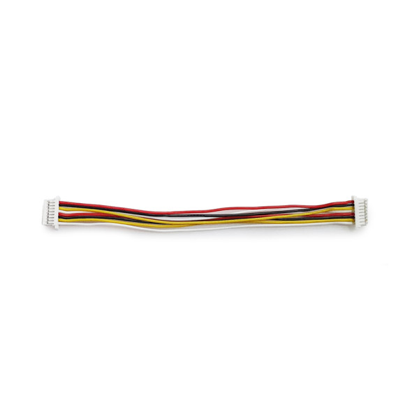 50 шт - Кабель силиконовый Micro JST SH1.0 F 8pin - Micro JST SH1.0 F 8pin 32AWG (100 мм)