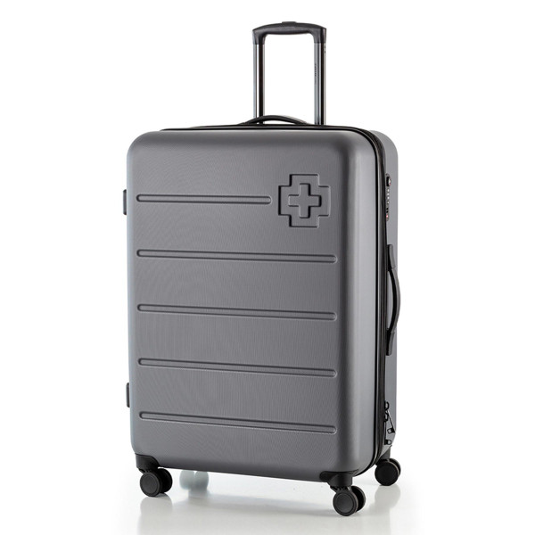 Чемодан Swissbrand Berlin (M) Grey (SWB_LHBER801M)