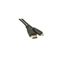 Кабель мультимедийный HDMI A to HDMI D (micro), 2.0m Power Plant (KD00AS1274)