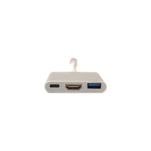 Перехідник USB Type-C – HDMI/USB Power Plant (KD00AS1306)