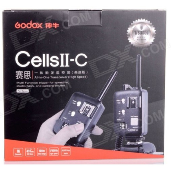 Трансмитер Godox Cells II-С Transceiver x (2 шт) для Canon (CELLS IIC)