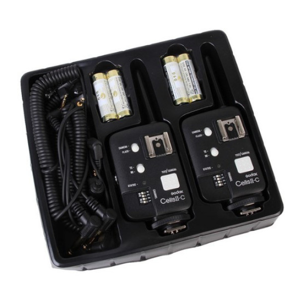 Трансмитер Godox Cells II-С Transceiver x (2 шт) для Canon (CELLS IIC)