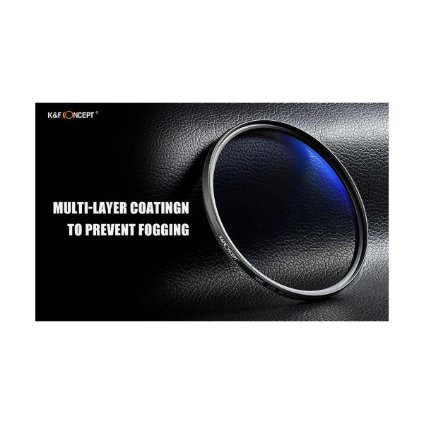 Світлофільтр K&F Concept 52mm HMC CPL Blue-Coated, Japan Optics (KF01.1435)