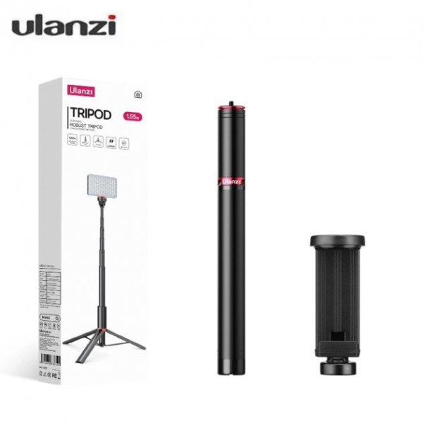 Штатив-монопод Ulanzi MT-54 155 см компактний для телефону освітлення кріплення 1/4 дюйми