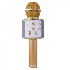 Бездротовий мікрофон караоке Wster Ws-858 gold